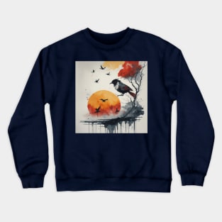 Birds in the morning Crewneck Sweatshirt